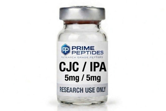 CJC-1295 w/o DAC 5mg + Ipamorelin 5mg (Research Grade) – For Laboratory Research Use Only